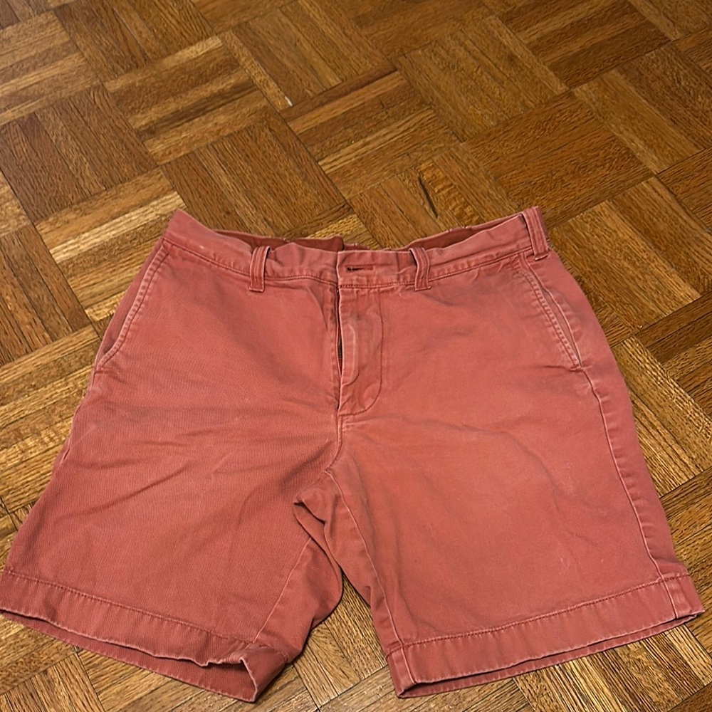 J. Crew Salmon Flat Front Shorts Casual Cotton Blend